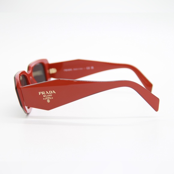 NEW PRADA SYMBOLE PR17WS 12N-5S0 SUNGLASSES PRADA SPR 17W RED EYEWEAR PR 17WS - Picture 6 of 12